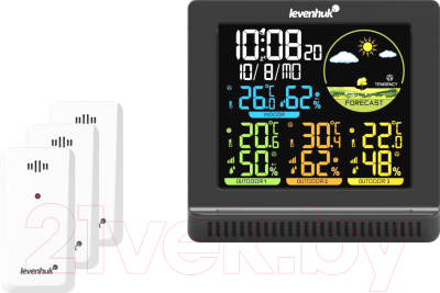 Метеостанция цифровая Levenhuk Wezzer Plus LP40 / 78894 - фото