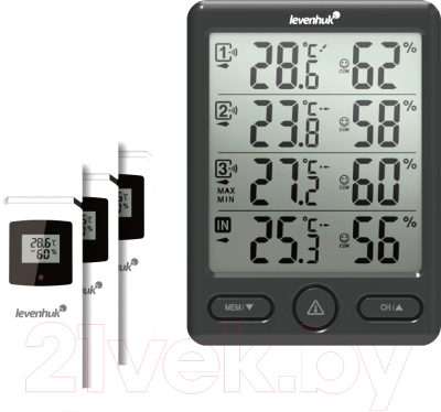 Метеостанция цифровая Levenhuk Wezzer Plus LP20 / 78892 - фото