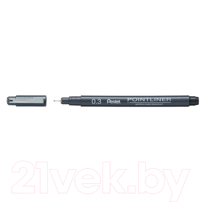 Ручка капиллярная Pentel Pointliner / S20P-3A