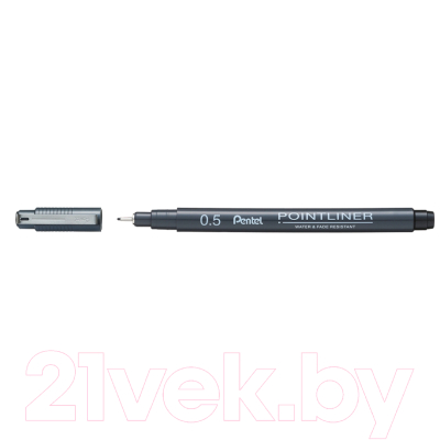 Ручка капиллярная Pentel Pointliner / S20P-5A