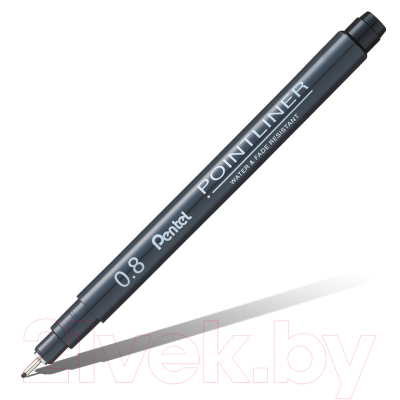 Ручка капиллярная Pentel Pointliner / S20P-8A