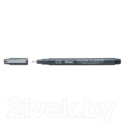Ручка капиллярная Pentel Pointliner / S20P-8A