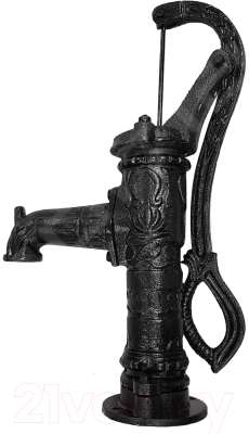 Ручной насос Omnigena Абисинка декоративное чугунное литье - фото