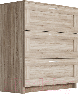Комод Mio Tesoro Сириус 3 ящика 2.02.02.050.3 (сонома) - фото