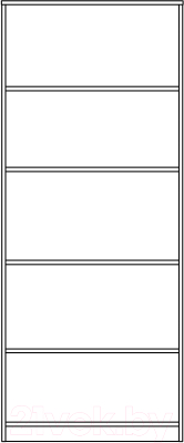 Стеллаж Mio Tesoro Сириус 78x190 2.02.07.120.1