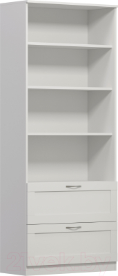 Стеллаж Mio Tesoro Сириус 2 ящика 78x190 2.02.07.110.1 (белый) - фото