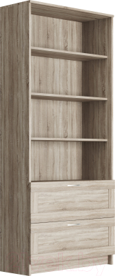 Стеллаж Mio Tesoro Сириус 2 ящика 78x190 2.02.07.110.3 (сонома) - фото