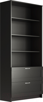 Стеллаж Mio Tesoro Сириус 2 ящика 78x190 2.02.07.110.5 (дуб венге) - фото