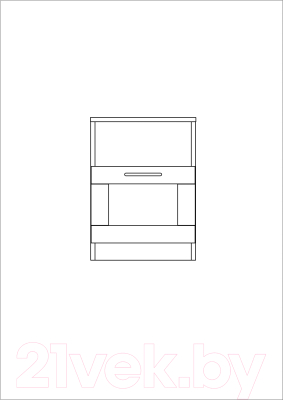 Прикроватная тумба Mio Tesoro Сириус 2.02.03.010.1 (белый)