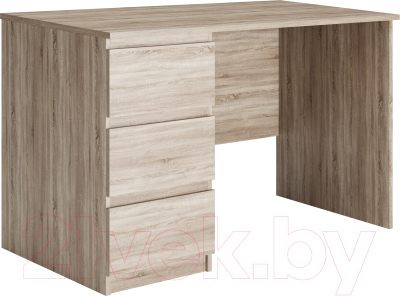 Письменный стол Mio Tesoro Кастор 3 ящика 116x65 2.03.06.090.3 (дуб сонома) - фото