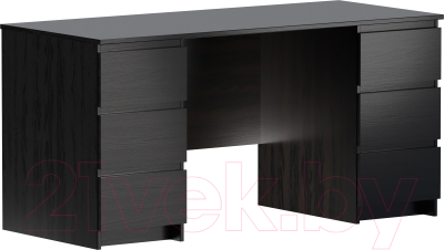 Письменный стол Mio Tesoro Кастор 6 ящиков 151x65 2.03.06.040.5 (дуб венге) - фото