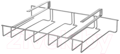 Держатель бокалов на рейлинг El Casa 240119 (серебристый)