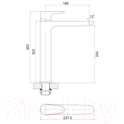 Смеситель Gross Aqua Space 65155288С