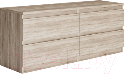 Тумба Mio Tesoro Кастор 4 ящика 2.03.03.100.3 (дуб сонома) - фото