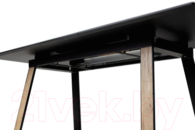 Обеденный стол M-City Франк 160 / 480M04465 (графит/дуб галифакс черный)