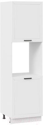 Шкаф-пенал кухонный ТриЯ Лорас 1П6 (белый/холст белый)