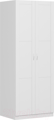 Шкаф Mio Tesoro Пегас 2-х створчатый 2.04.01.080.1 (белый) - фото