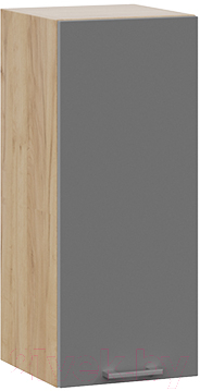 Шкаф навесной для кухни ТриЯ Габриэлла 1В3 (дуб крафт золотой/титан) - фото