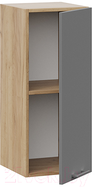 Шкаф навесной для кухни ТриЯ Габриэлла 1В3 (дуб крафт золотой/титан)