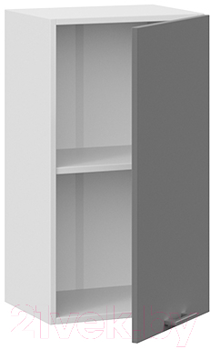 Шкаф навесной для кухни ТриЯ Габриэлла 1В4 (белый/титан)