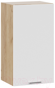 Шкаф навесной для кухни ТриЯ Габриэлла 1В4 (дуб крафт золотой/сноу) - фото