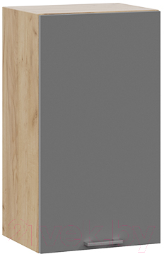 Шкаф навесной для кухни ТриЯ Габриэлла 1В4 (дуб крафт золотой/титан) - фото