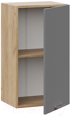 Шкаф навесной для кухни ТриЯ Габриэлла 1В4 (дуб крафт золотой/титан)