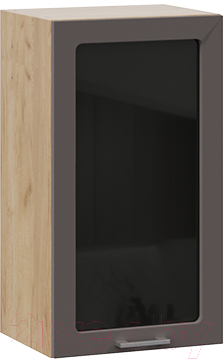 Шкаф навесной для кухни ТриЯ Габриэлла 1В4С (дуб крафт золотой/муссон) - фото