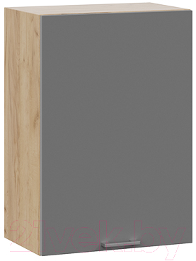 Шкаф навесной для кухни ТриЯ Габриэлла 1В5 (дуб крафт золотой/титан) - фото