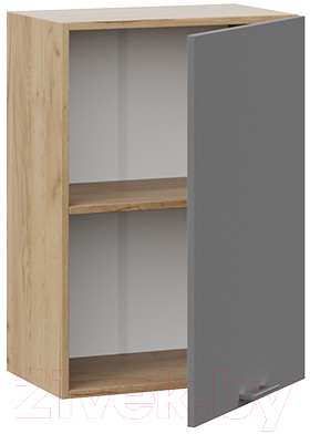 Шкаф навесной для кухни ТриЯ Габриэлла 1В5 (дуб крафт золотой/титан)