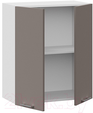 Шкаф навесной для кухни ТриЯ Габриэлла 1В6 (белый/муссон)