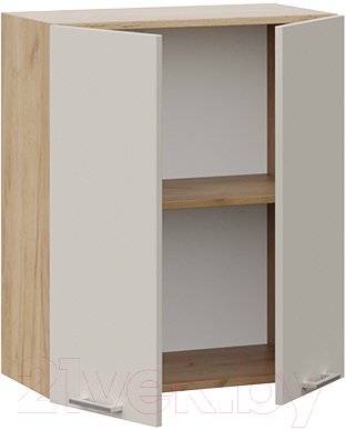 Шкаф навесной для кухни ТриЯ Габриэлла 1В6 (дуб крафт золотой/крем)