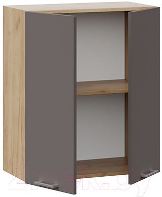 Шкаф навесной для кухни ТриЯ Габриэлла 1В6 (дуб крафт золотой/муссон)