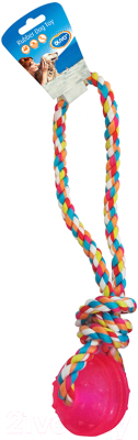 Игрушка для собак Duvo Plus Мячик с ручкой / 1714546 - фото