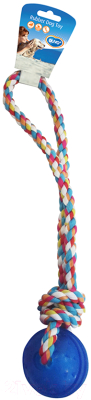 Игрушка для собак Duvo Plus Мячик с ручкой / 1714546 - фото