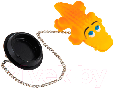 Пробка для ванны Рыжий кот Крокодил / 970056 - фото