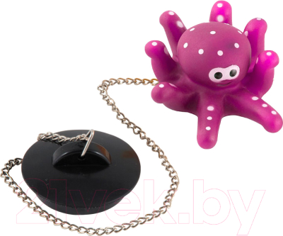 Пробка для ванны Рыжий кот Осьминог / 007115 - фото