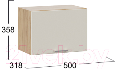 Шкаф под вытяжку ТриЯ Габриэлла 1В5Г (дуб крафт золотой/крем)