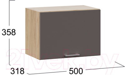 Шкаф под вытяжку ТриЯ Габриэлла 1В5Г (дуб крафт золотой/муссон)