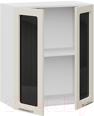 Шкаф навесной для кухни ТриЯ Габриэлла 1В6С (белый/крем)