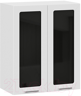 Шкаф навесной для кухни ТриЯ Габриэлла 1В6С (белый/сноу) - фото