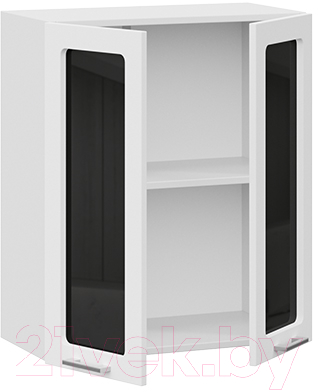 Шкаф навесной для кухни ТриЯ Габриэлла 1В6С (белый/сноу)