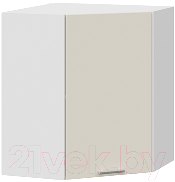 Шкаф навесной для кухни ТриЯ Габриэлла 1В6У (белый/крем) - фото
