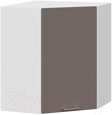 Шкаф навесной для кухни ТриЯ Габриэлла 1В6У (белый/муссон) - фото