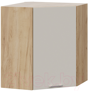 Шкаф навесной для кухни ТриЯ Габриэлла 1В6У (дуб крафт золотой/крем) - фото