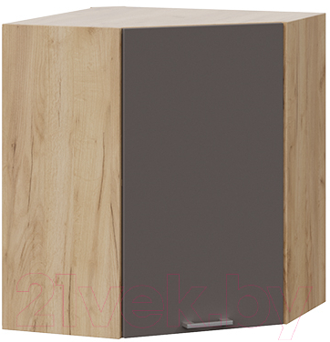 Шкаф навесной для кухни ТриЯ Габриэлла 1В6У (дуб крафт золотой/муссон) - фото