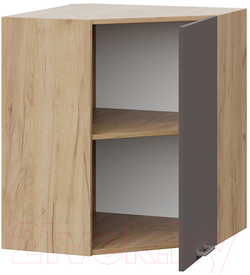 Шкаф навесной для кухни ТриЯ Габриэлла 1В6У (дуб крафт золотой/муссон)