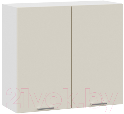 Шкаф навесной для кухни ТриЯ Габриэлла 1В8 (белый/крем) - фото