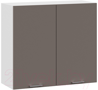 Шкаф навесной для кухни ТриЯ Габриэлла 1В8 (белый/муссон) - фото