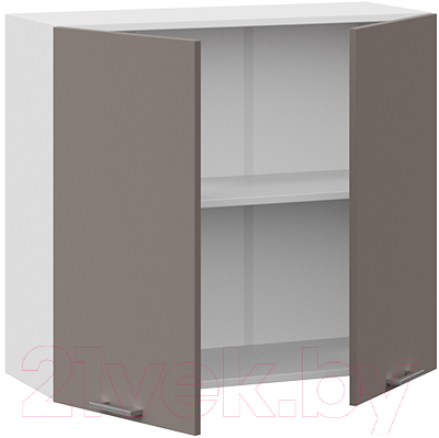 Шкаф навесной для кухни ТриЯ Габриэлла 1В8 (белый/муссон)